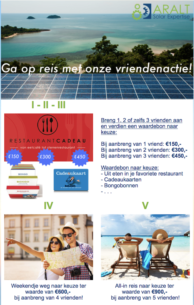 Aralt vriendenactie